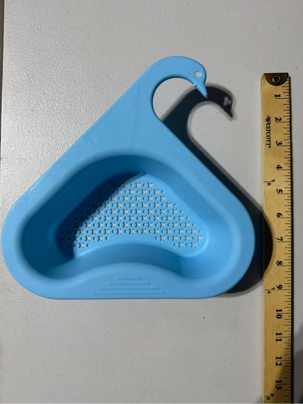BN Blue swan-shaped kitchen sink drain basket Plastic